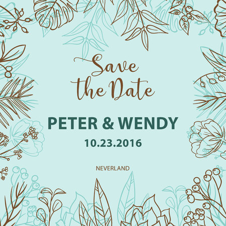 Beautiful floral background. Element for design or invitation cardの写真素材