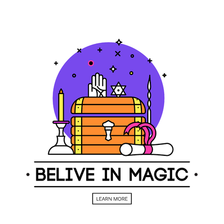 Magic illustrations.のイラスト素材