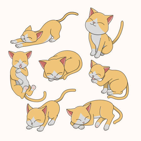 cat vector designのイラスト素材