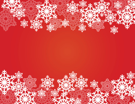 Christmas snowflakes backgroundのイラスト素材