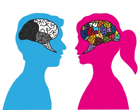 women and man difference of opinionのイラスト素材