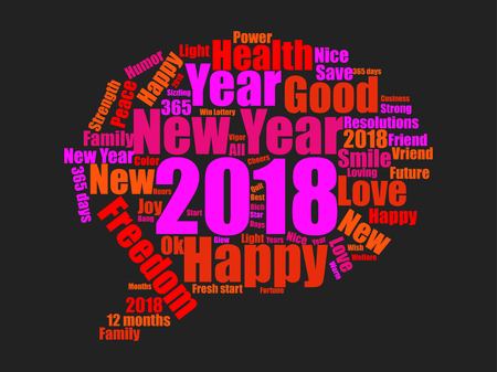New year icon designのイラスト素材
