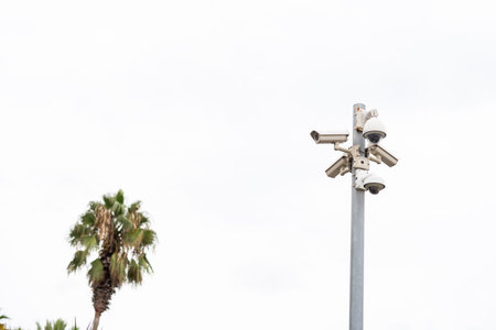Video of the street surveillance camera. Lots of cameras on the same rack.