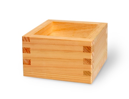 classical sake cup with pathの写真素材