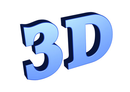3D Blue