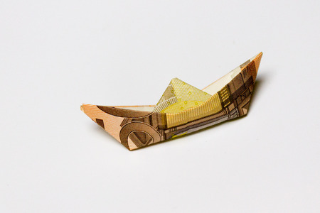 euro boatの写真素材
