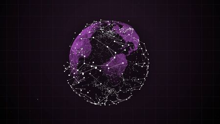 Social media concept abstract space background.の写真素材