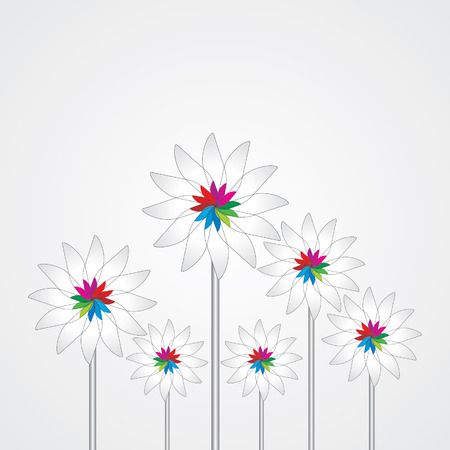 Beautiful flower vintage backgroundのイラスト素材