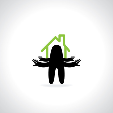 house care concept vector illustrationのイラスト素材