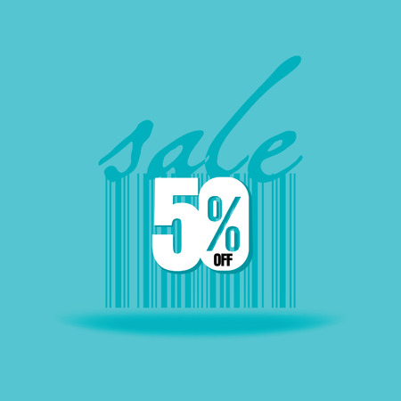 sale concept with green backgroundのイラスト素材