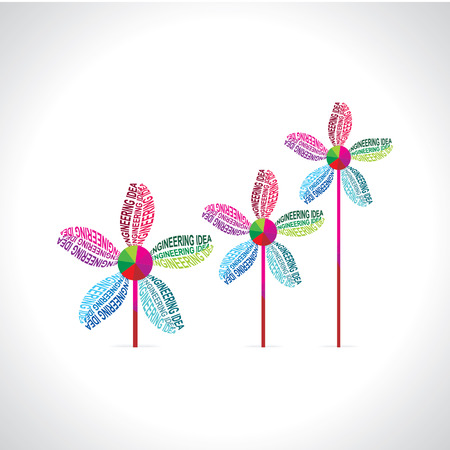 creative engineering idea conceptのイラスト素材