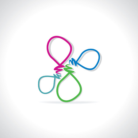 creative bulb idea conceptのイラスト素材