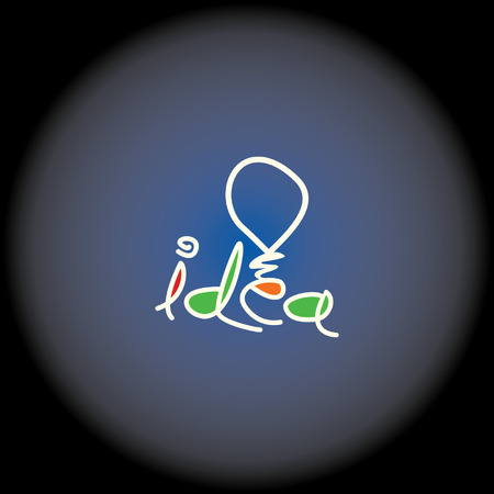 creative bulb idea conceptのイラスト素材