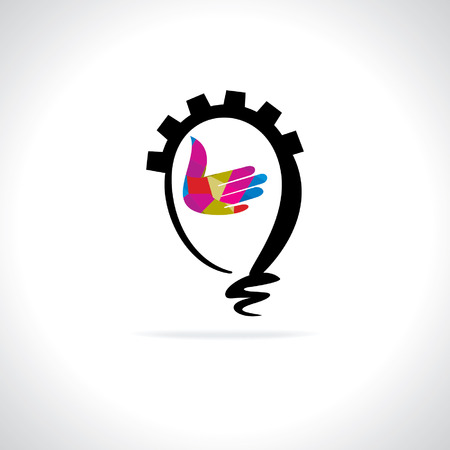 creative bulb idea conceptのイラスト素材