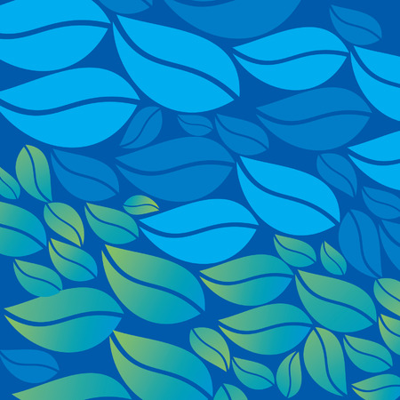 leaf background vector illustrationのイラスト素材