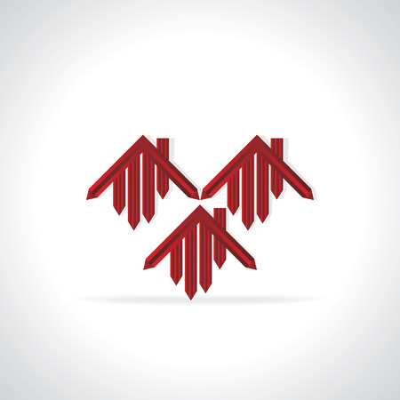 creative home icon created with pencilのイラスト素材