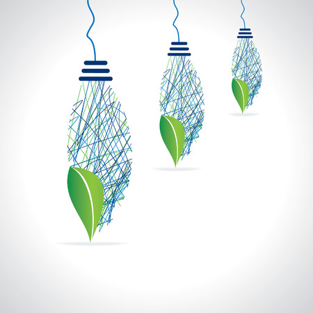 creative green idea concept bulbのイラスト素材