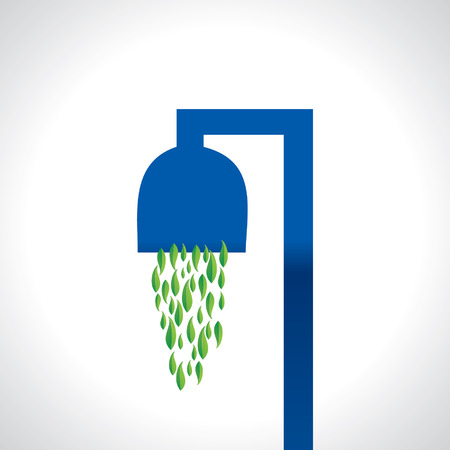 creative bulb idea concept with leafのイラスト素材