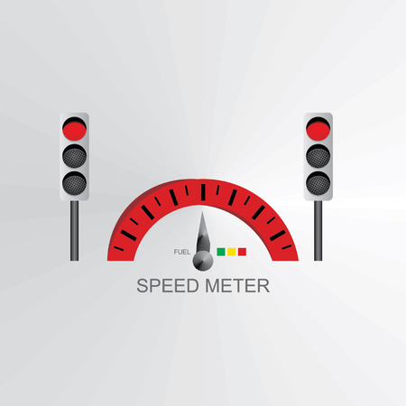 speed meter concept idea vectorのイラスト素材
