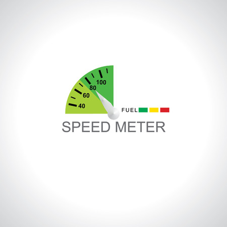 speed meter concept idea vector illustrationのイラスト素材