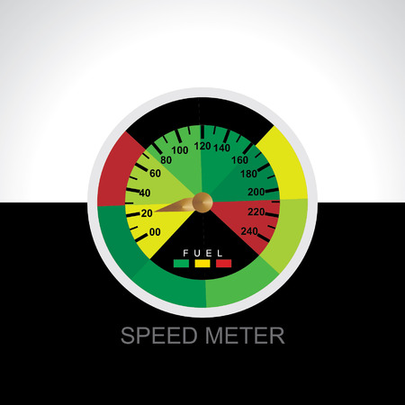 speed meter concept idea vector illustrationのイラスト素材