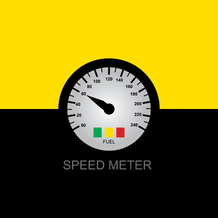 speed meter vector illustrationのイラスト素材