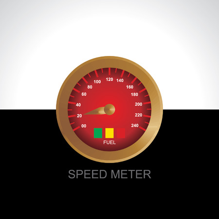 speed meter concept idea vector illustrationのイラスト素材