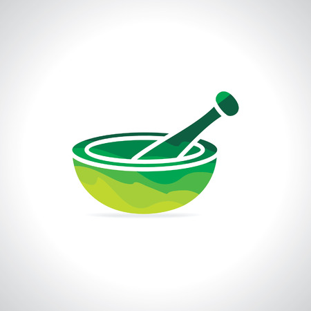 abstract mortar and pestleのイラスト素材