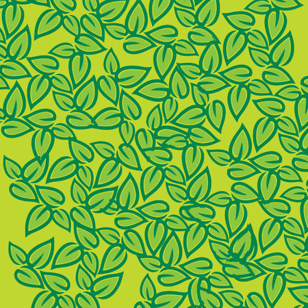 green leaf background vectorのイラスト素材