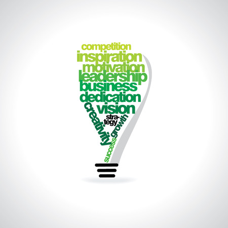 creative bulb idea concept vectorのイラスト素材