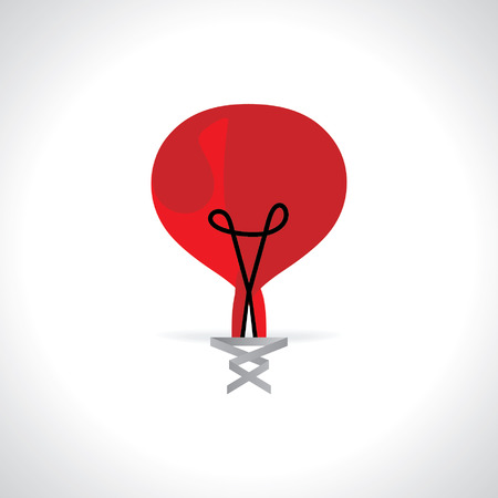 creative bulb idea conceptのイラスト素材