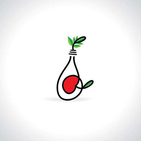 health idea with cherry conceptのイラスト素材