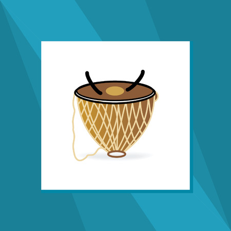 music drum vectorのイラスト素材