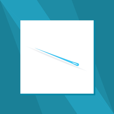 sewing needle vectorのイラスト素材