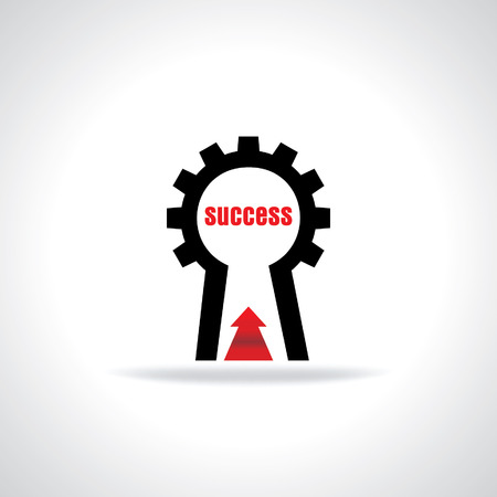 engineering wheel way to successのイラスト素材