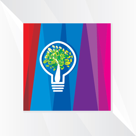 green tree idea vectorのイラスト素材