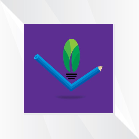 education idea with pencilのイラスト素材