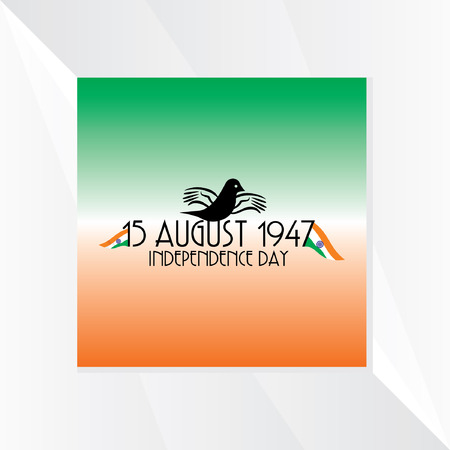 independence day concept with birdのイラスト素材