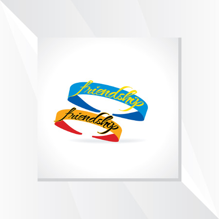 friendship day concept vectorのイラスト素材
