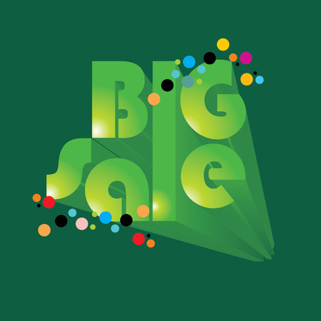 creative big sale concept vectorのイラスト素材
