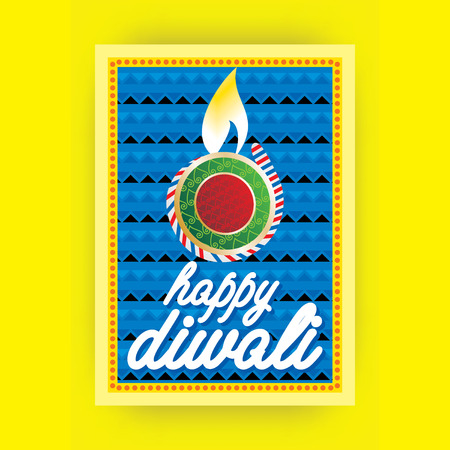 creative diwali greetings card conceptのイラスト素材