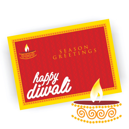 creative diwali greetings card conceptのイラスト素材