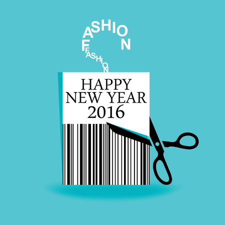 fashion new yearのイラスト素材