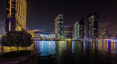 Dubai Marina Lightsのeditorial素材