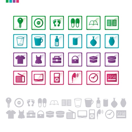 icon of the life product のイラスト素材