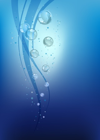 water background のイラスト素材