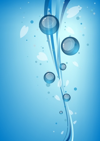 water background のイラスト素材