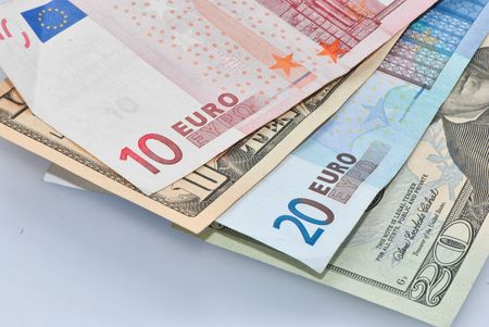 money as a symbol of wealth and good businessの写真素材