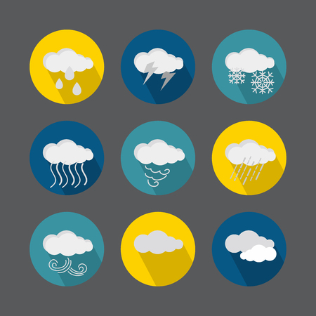 weather icon for graphicのイラスト素材
