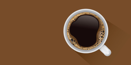 Morning coffee makes this a good dayのイラスト素材